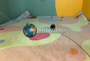 Укладка ковролина на бетонный пол